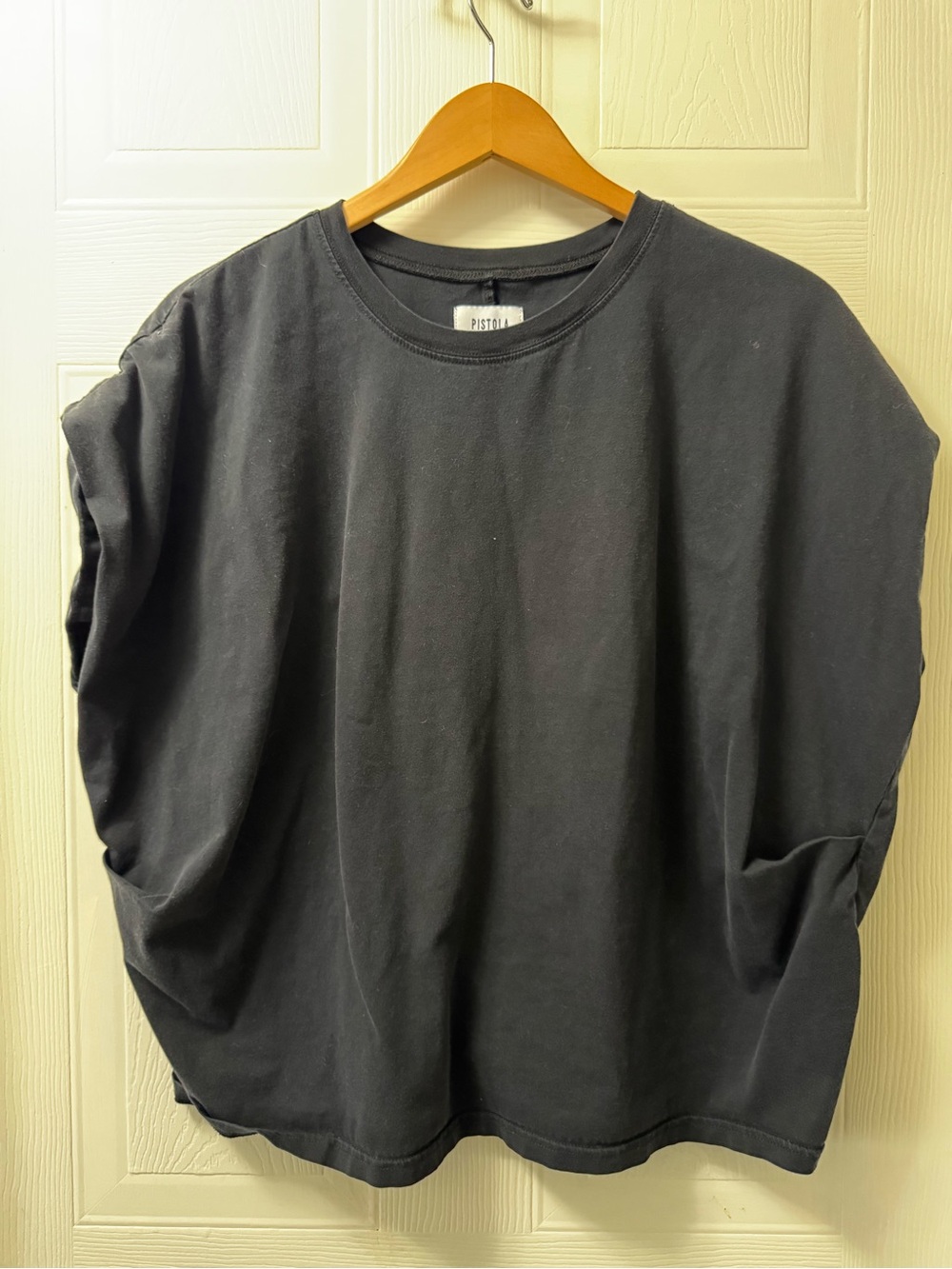 pistola Black Long Sleeve Crew Neck Tee